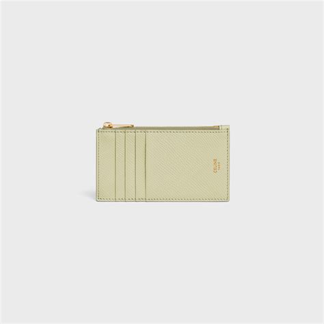 celine card holder japan|Women's Zipped compact card holder in grained calfskin.